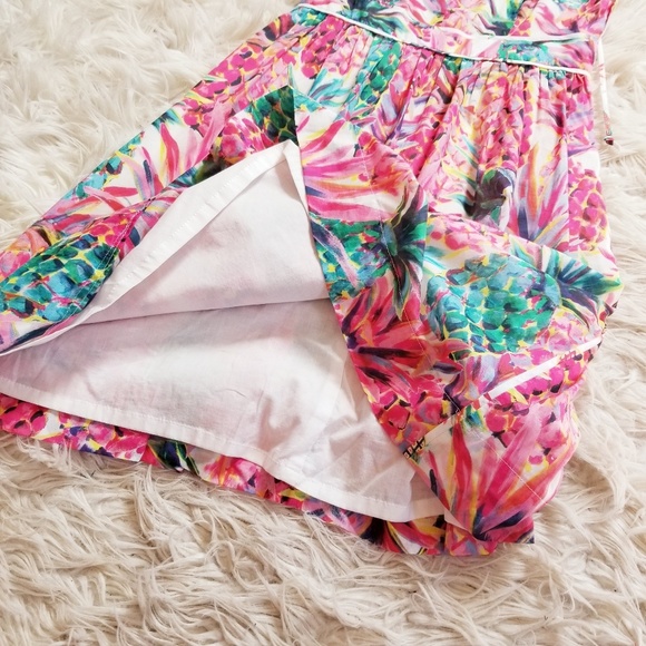 J Crew Painted Pineapple Sun Dress - Picture 6 of 8